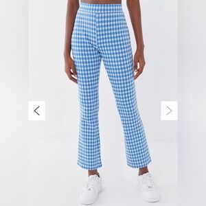 Urban Outfitters Blue Checkered Pants